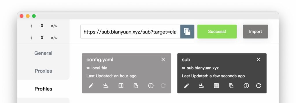 快柠檬macOS第三方客户端Clash教程步骤5 快柠檬macOS第三方客户端Clash教程步骤5